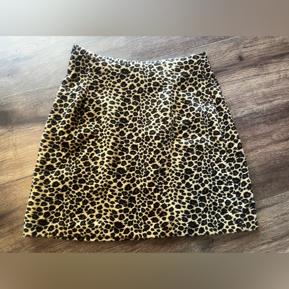 Leopard Print Women's Skirt